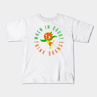 Orange bird Kids T-Shirt